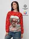 Женский свитшот / Лебовски Санта