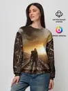 Женский свитшот / Metro 2033 постапокалипсис