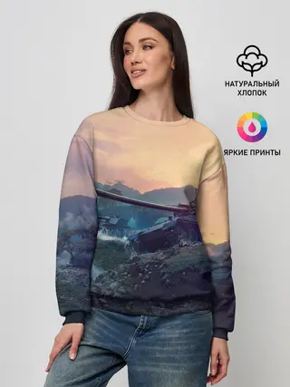 Женский свитшот / Танки