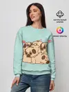 Женский свитшот / Мопсы