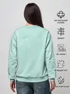 Женский свитшот / Мопсы