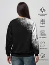 Женский свитшот / Убийца Гоблинов черно-белый