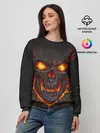 Женский свитшот / Skull Lava