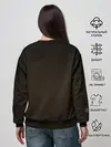 Женский свитшот / Ротвейлер в капюшоне