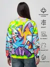Женский свитшот / Неоновая кислота