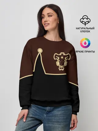 Женский свитшот / Мантия Чёрный Бык