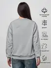 Женский свитшот / Тихиро гладит Хаку