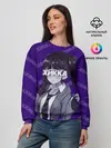 Женский свитшот / Аниме-тян и Хикка на глазах