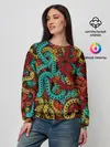 Женский свитшот / Кетцалькоатли