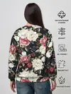 Женский свитшот / Акварель, розы