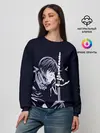 Женский свитшот / Грустный Ято. Бездомный Бог