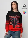 Женский свитшот / Красный океан