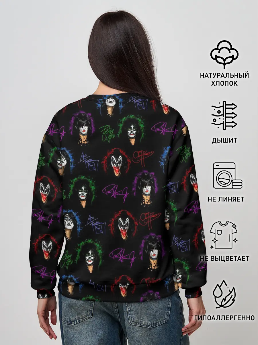 Женский свитшот / KISS