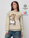 Женский свитшот / Милый Корги