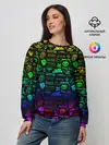 Женский свитшот / ЛОГОТИПЫ РОК ГРУППЫ