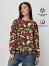 Женский свитшот / Грибы