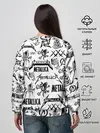 Женский свитшот / METALLICA LOGOBOMBING