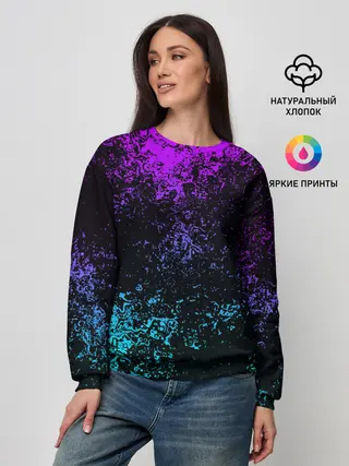 Женский свитшот / БРЫЗГИ КРАСОК