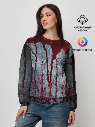 Женский свитшот / Кровь на металле