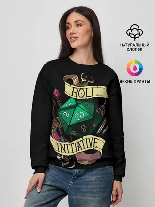 Женский свитшот / Roll 20