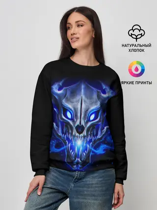 Женский свитшот / UNDERTALE | АНДЕРТЕЙЛ | САНС