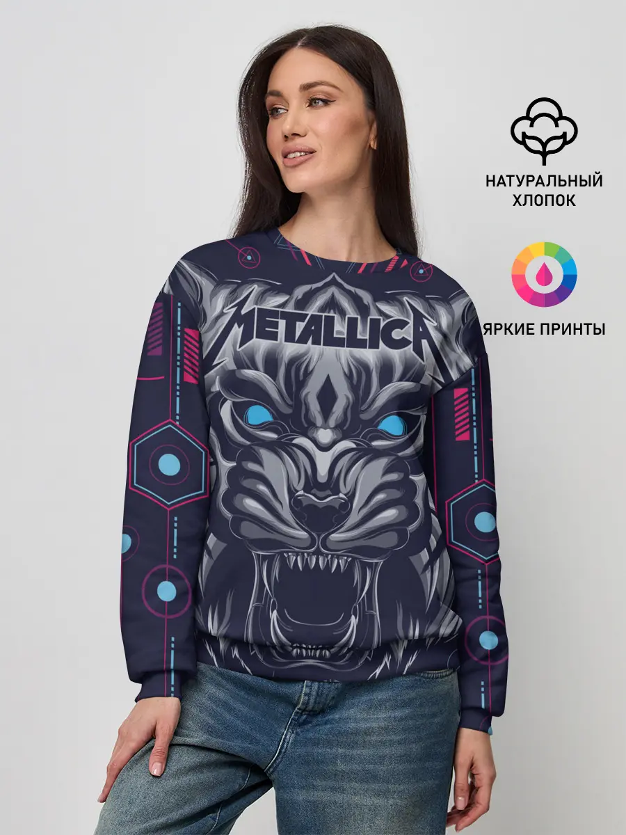 Женский свитшот / Metallica