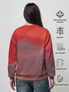 Женский свитшот / Misato Katsuragi на красном