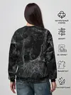 Женский свитшот / Индеец череп