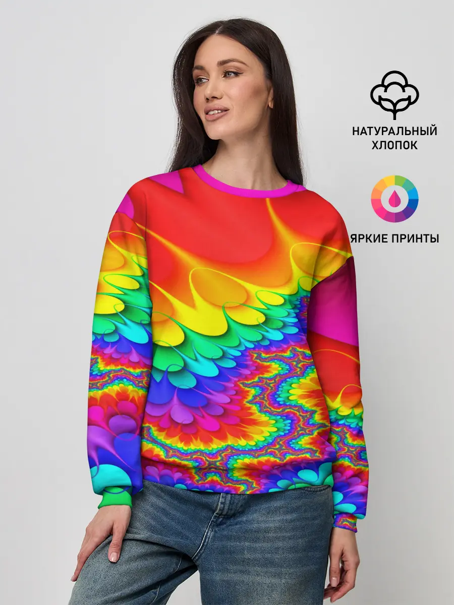 Женский свитшот / TIE-DYE