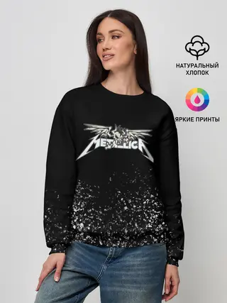 Женский свитшот / Металлика Metallica
