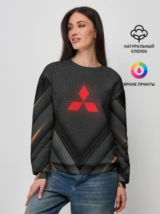 Женский свитшот / MITSUBISHI | МИТСУБИШИ