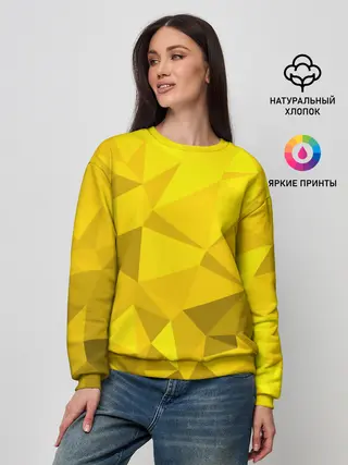Женский свитшот / YELLOW ABSTRACT