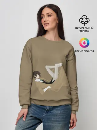Женский свитшот / Осаму на спине