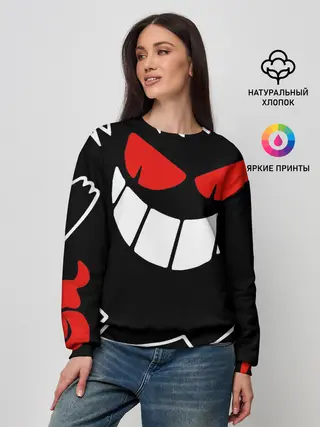 Женский свитшот / Pokemon Gengar Генгар