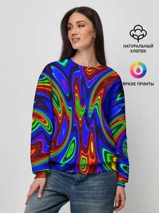Женский свитшот / НЕОНОВЫЕ КРАСКИ