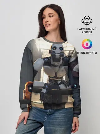 Женский свитшот / Любовь Смерть Роботы