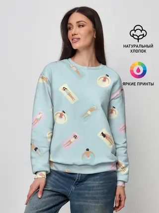 Женский свитшот / Пляжный сезон