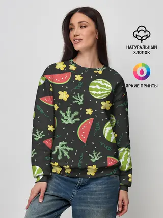 Женский свитшот / Арбузики