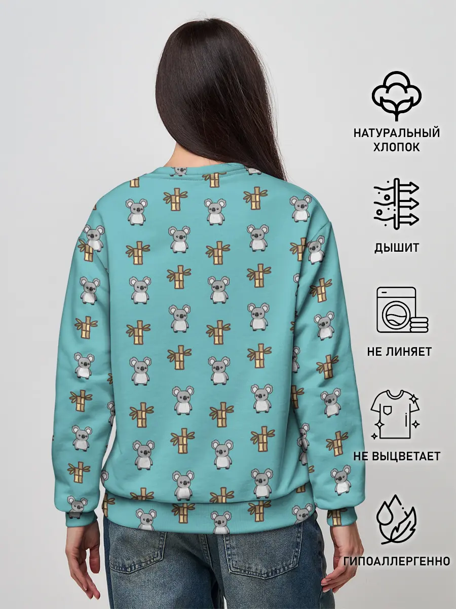 Женский свитшот / Koala bambuk