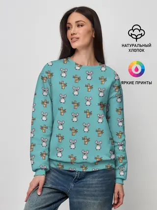 Женский свитшот / Koala bambuk