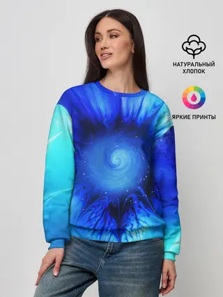 Женский свитшот / КОСМОС