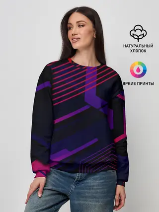 Женский свитшот / Modern Geometry