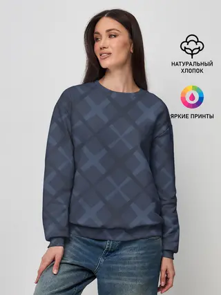 Женский свитшот / Геометрический узор