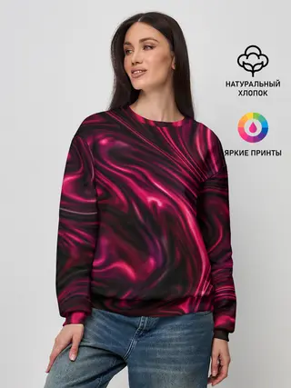 Женский свитшот / Abstract Fluid