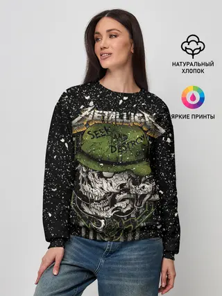 Женский свитшот / Metallica