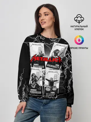 Женский свитшот / Metallica