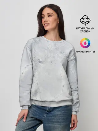Женский свитшот / Мрамор