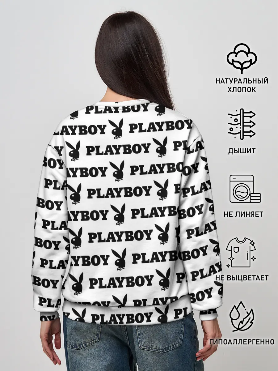 Женский свитшот / PLAYBOY | ПЛЕЙБОЙ