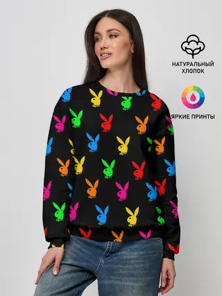 Женский свитшот / PLAYBOY | ПЛЕЙБОЙ