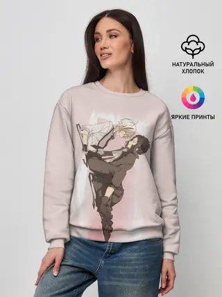 Женский свитшот / Дазай и Чуя